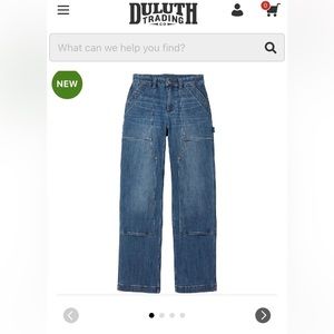 Duluth Trading Co Women’s Double Flex Denim Relaxed Leg Jeans